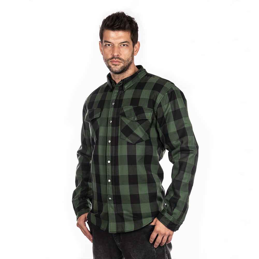 Shop Stylish Road Armor Protective Flannel Motorcycle Riding Shirt ...