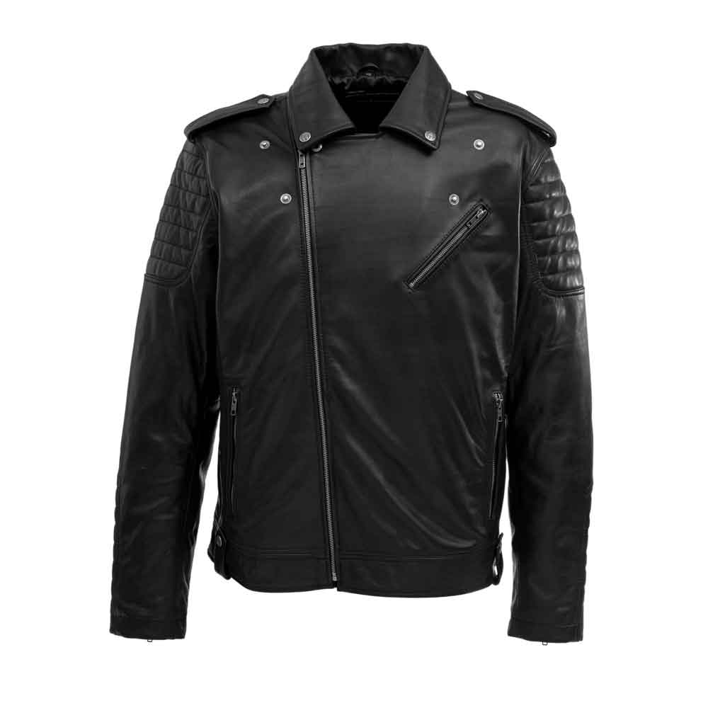 [TRIPLE FLEX PADDING] Ride or Die Classic Leather Biker Jacket