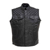 Diamond Black Biker Vest