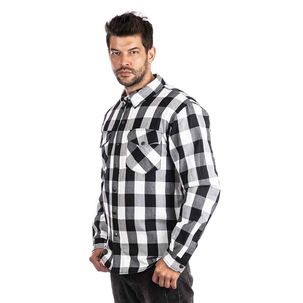 Shop Stylish Road Armor Protective Flannel Motorcycle Riding Shirt